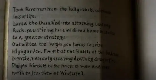 Part 2 of Brienne's writing quoted below
