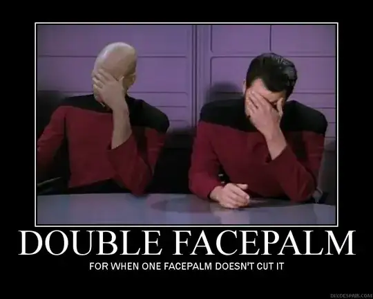 Double facepalm of Picard and Riker