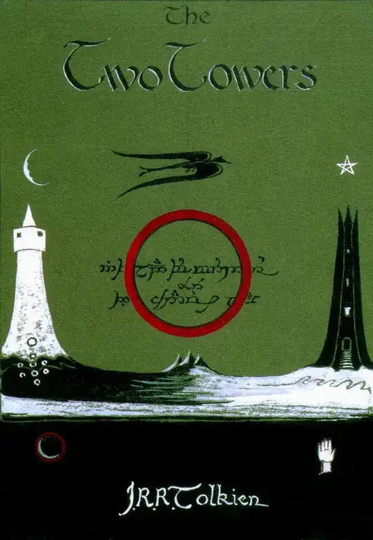 The Two Towers book cover