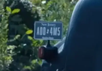 license plate