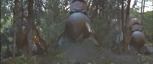 MTT crush trees on Naboo