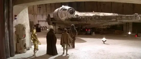 millennium falcon on tatooine