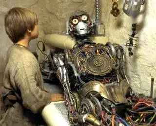 Anakin and his robot