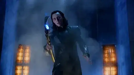 Loki arriving at the SHIELD base