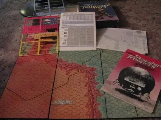 Starship Troopers 1976 Board Game