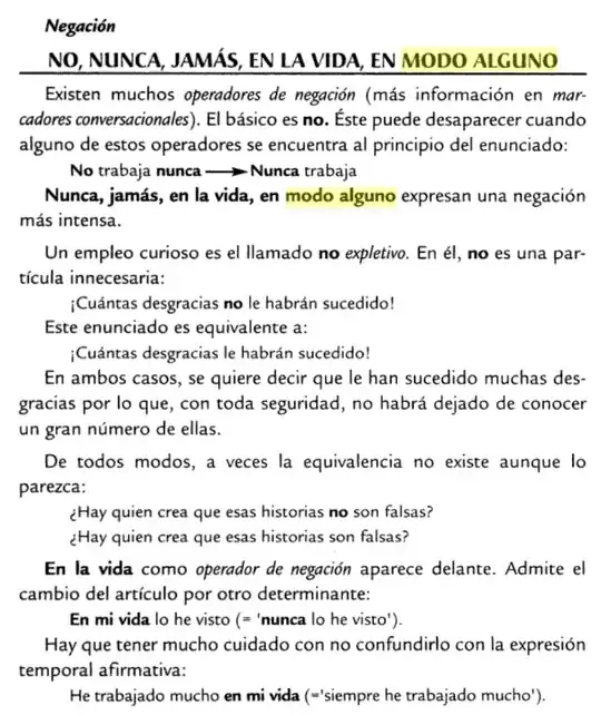 Negación
