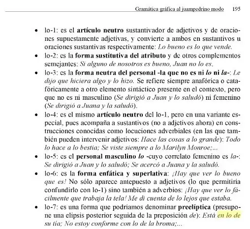 en lo de