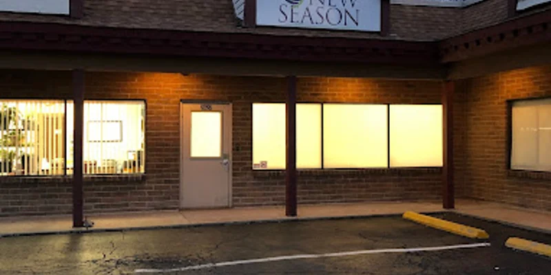 Facility exterior with accessible parking.