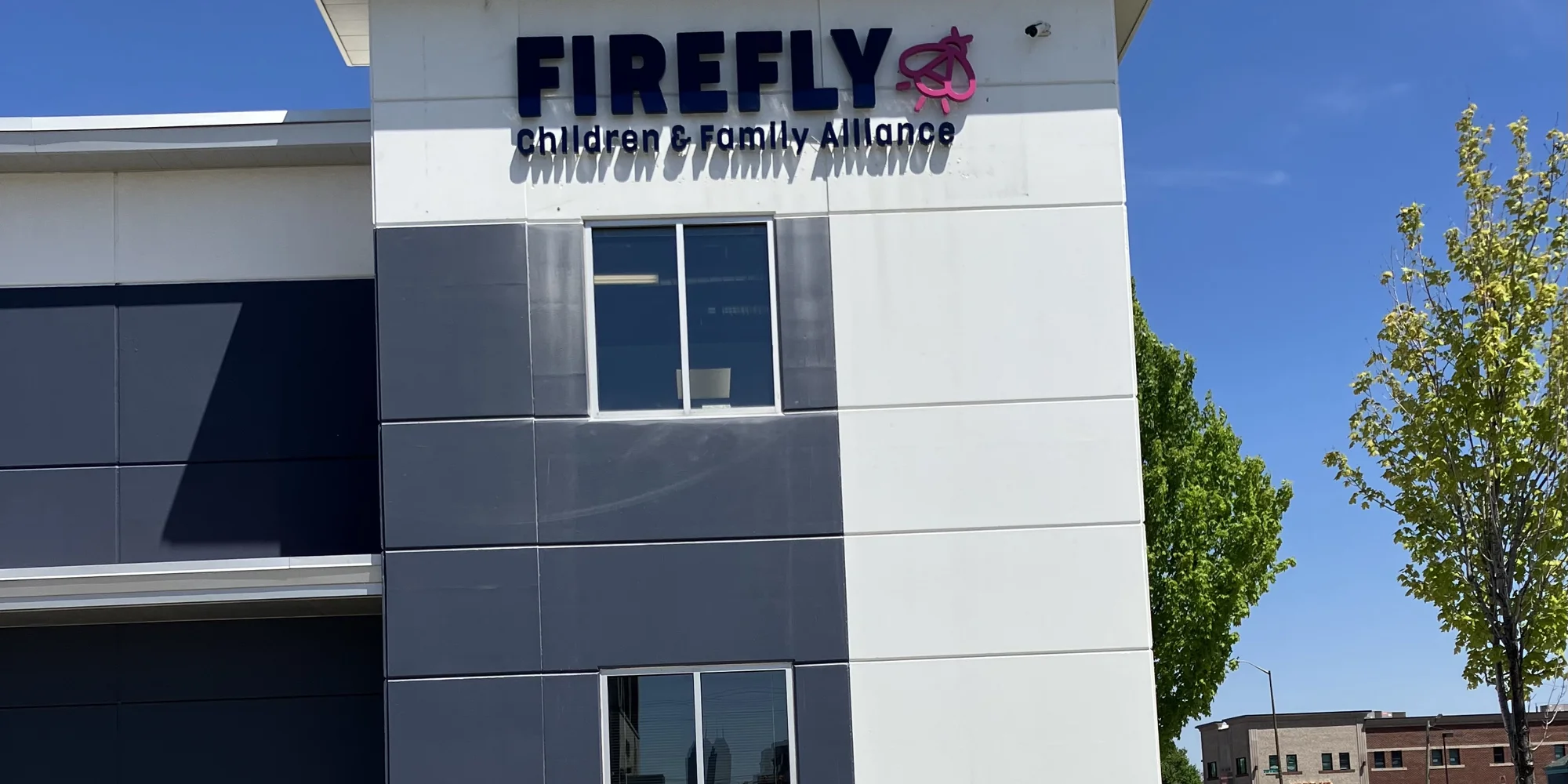 Exterior of Facility building and clear signage.
