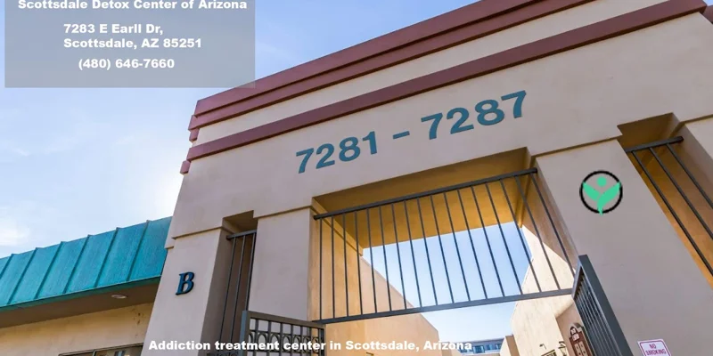 Ectrance to Scotsdale Detox facility.