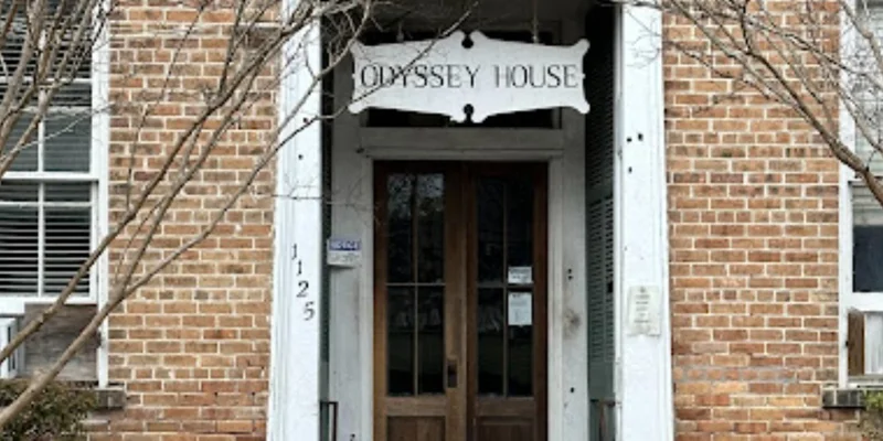 Entrance to the rehab center.