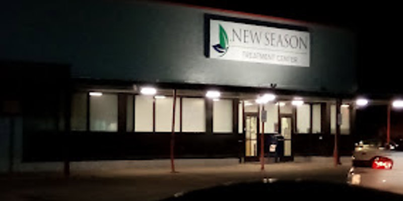 Facility exterior with accessible parking by entrance.