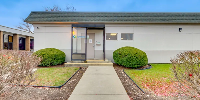 Clinic exterior with a welcoming entrance.