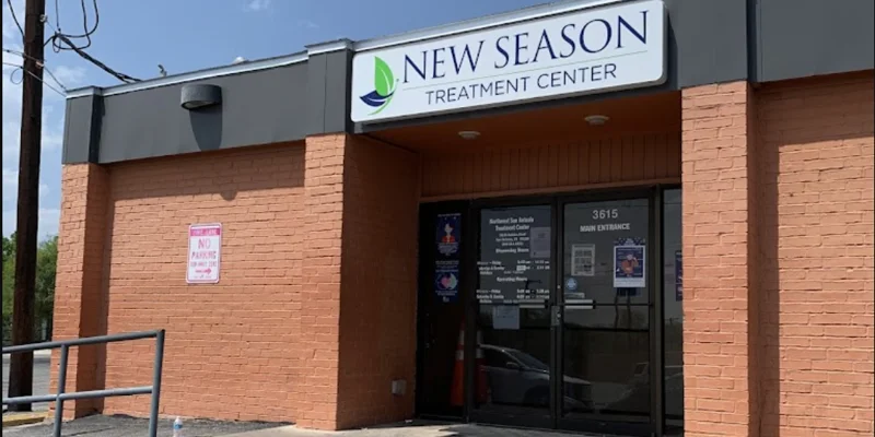 Facility exterior with entrance and accessible parking.