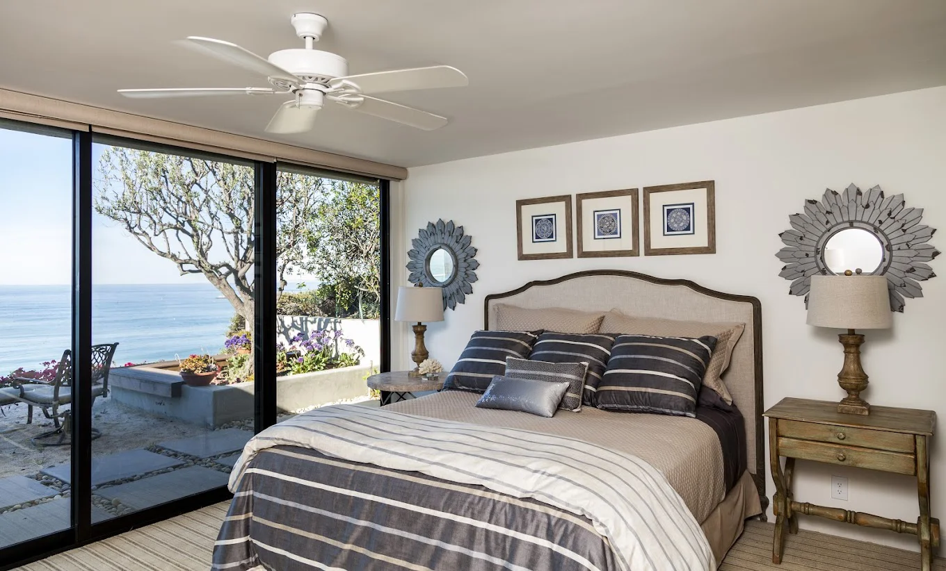 Private bedroom with outdoor access.