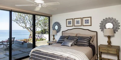 Private bedroom with outdoor access.