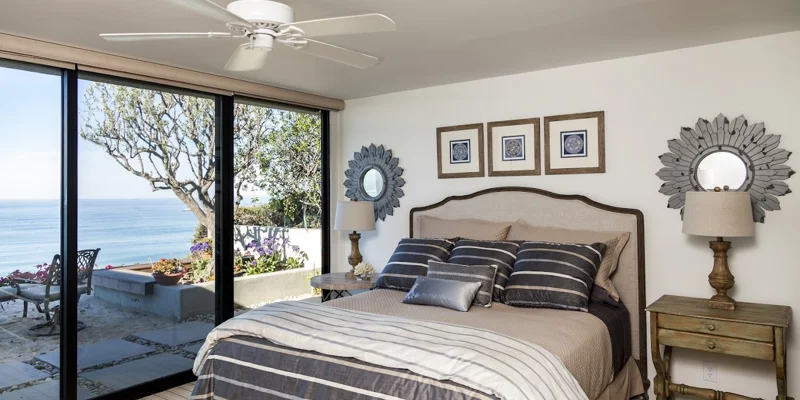 Private bedroom with outdoor access.