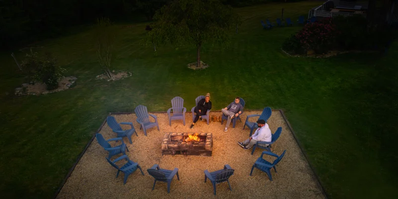 Spring Hill Recovery Center Ashby fire pit