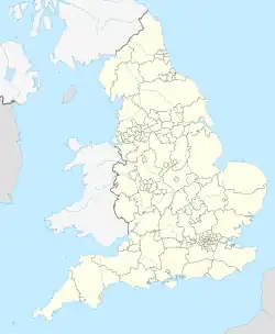 London is located in England