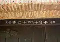 Epiphany door chalking at the Anglican Church of St Michael in Welling, London