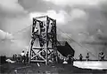 Tel Yitzhak construction of watchtower 1938