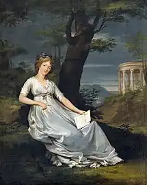 Portrait of a young lady with a sheet of music - Gallerie dell'Accademia