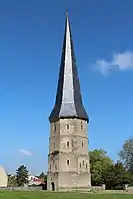 The Tour Pointue of the abbey.