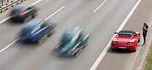 Image 9Vehicles experiencing a breakdown or an emergency can stop in the emergency lane; these lanes may themselves present risks to traffic. (from Road traffic safety)