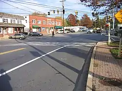 Route 108 in Sandy Spring, Maryland, in November 2006