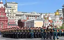Cadets of the Moscow Suvorov Military School.