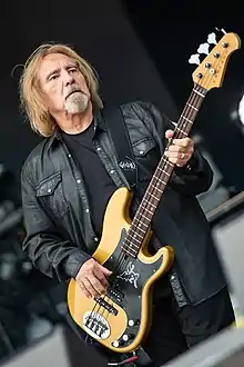 Butler performing with Deadland Ritual in 2019