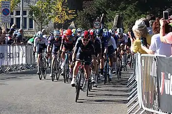 The race arrives in Exeter on Stage 2