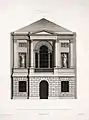 20 St. James's Square, London, rear facade
