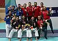 Men Team Kata Medal ceremony