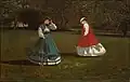 A Game of Croquet (1866) by Winslow Homer. Bequest to Yale University Art Gallery.