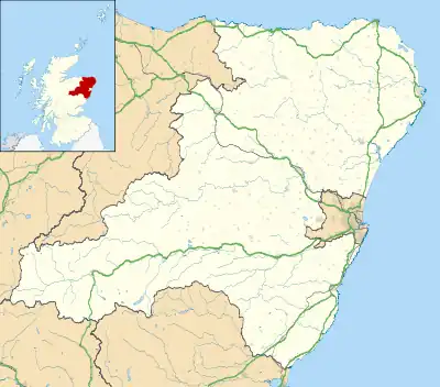 Strichen stone circle is located in Aberdeenshire