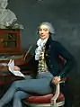 Armand Louis Le Boulanger, Marquis d’Acqueville, c. 1791-1796 (Blanton Museum of Art)