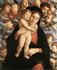 Madonna of the Cherubim by Andrea Mantegna, c. 1485
