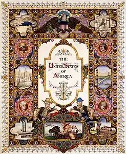 Visual History of Nations, The United States of America (1945), New Canaan, Connecticut.