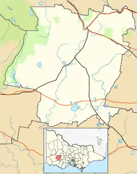 Willaura is located in Rural City of Ararat