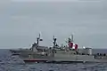 BAP Ferré and BRP Andrés Bonifacio during RIMPAC 2018.