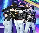 BTS after winning Song of the Year