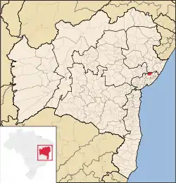 Location of Catu