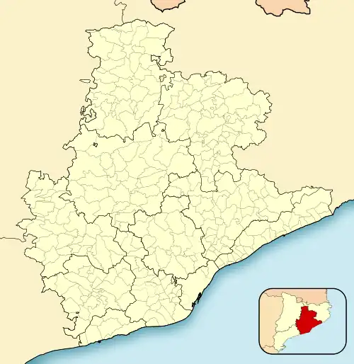 Calonge de Segarra is located in Province of Barcelona