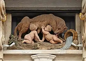 Image 41Romulus and Remus on the House of the She-wolf at the Grand Place of Brussels (from Founding of Rome)