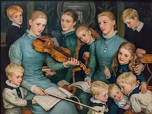 Arthur Hughes  A Christmas Carol at Bracken Dene