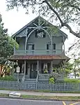 Centennial Cottage, an example of Victorian architecture in this village