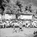 Staged battle in Tenganan