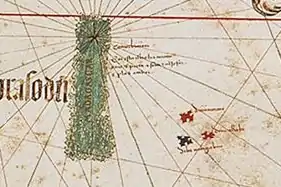 Image 38Map of Madagascar and the Mascarene Islands (1502) (from History of Madagascar)