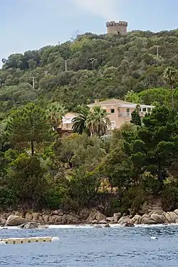 The shore at Coti-Chiavari between Castagna cape and Portiglio cove